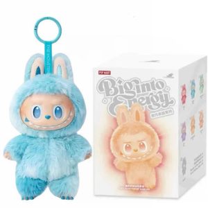 Peluche Labubu Biginto Energy – Azzurro & Verde Acqua