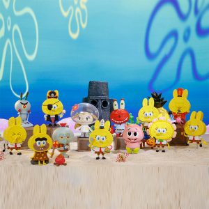 Scatola Completa Labubu × SpongeBob Blind Box (12 Pezzi) – Collezione Integrale + Possibilità Edizione Segreta