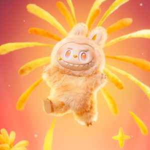 Peluche Labubu Biginto Energy – Rosa & Pesca