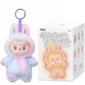 Peluche Labubu Biginto Energy – Degradé Blu/Rosa/Viola
