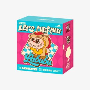 Imán para Nevera Labubu King – Serie Let’s Checkmate