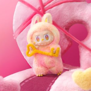 Peluche Labubu Biginto Energy – Giallo & Rosa
