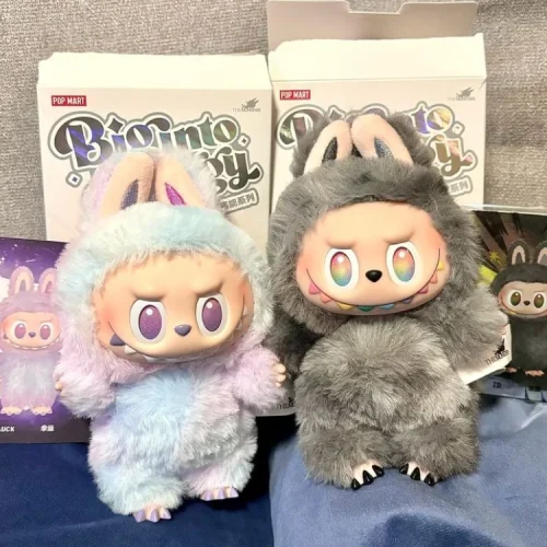 Peluche Labubu Biginto Energy – Giallo & Rosa photo review
