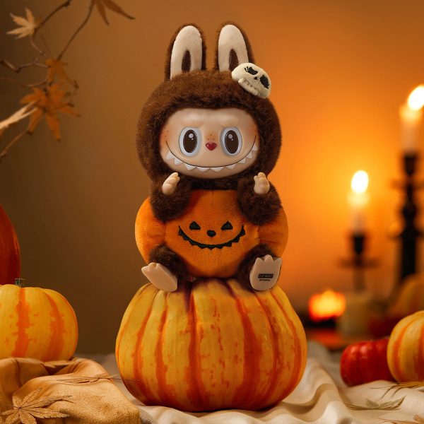 Labubu Zucca Halloween – Peluche Kawaii Collezionabile con Ciondolo - Immagine di 4