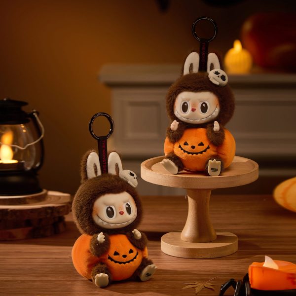 Labubu Zucca Halloween – Peluche Kawaii Collezionabile con Ciondolo - Immagine di 2