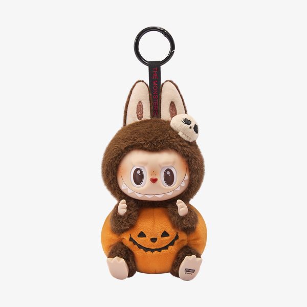 Labubu Zucca Halloween – Peluche Kawaii Collezionabile con Ciondolo