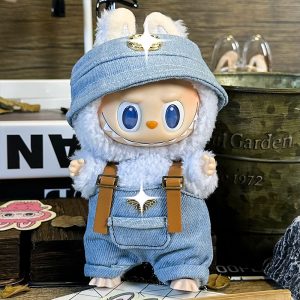 Labubu Denim Chill Sky – Stile Urban Comodo e Rilassato
