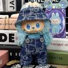 Completo Graphic Denim per Labubu – Blu Audace d'Ispirazione Urban