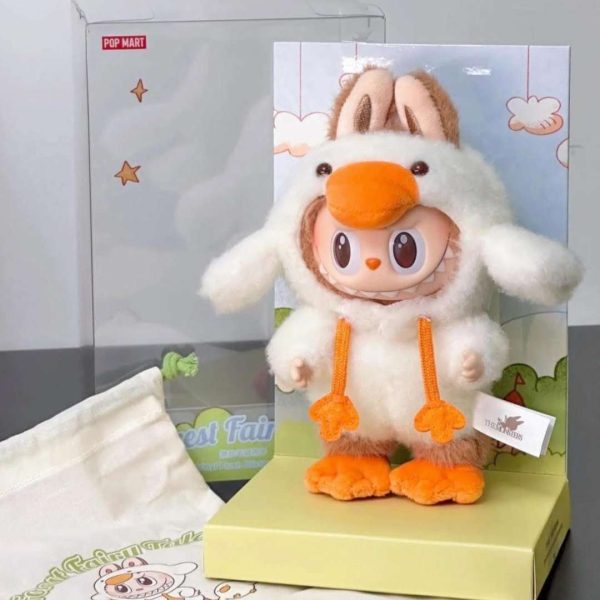 Labubu Forest Fairy Tale Anatra Bianca – Peluche Kawaii Collezionabile da Favola - Immagine di 2