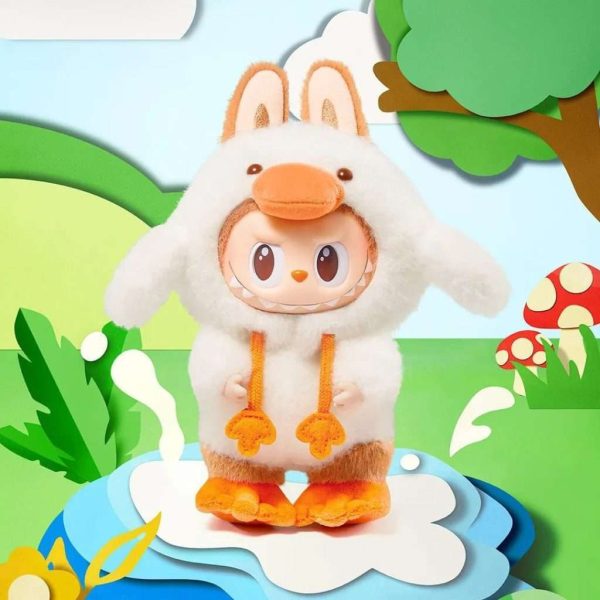 Labubu Forest Fairy Tale Anatra Bianca – Peluche Kawaii Collezionabile da Favola - Immagine di 3
