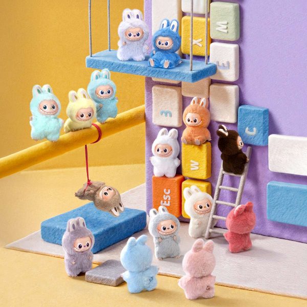 Labubu Pin for Love Rosa – Peluche Kawaii Collezionabile Blind Box con Portachiavi - Immagine di 3