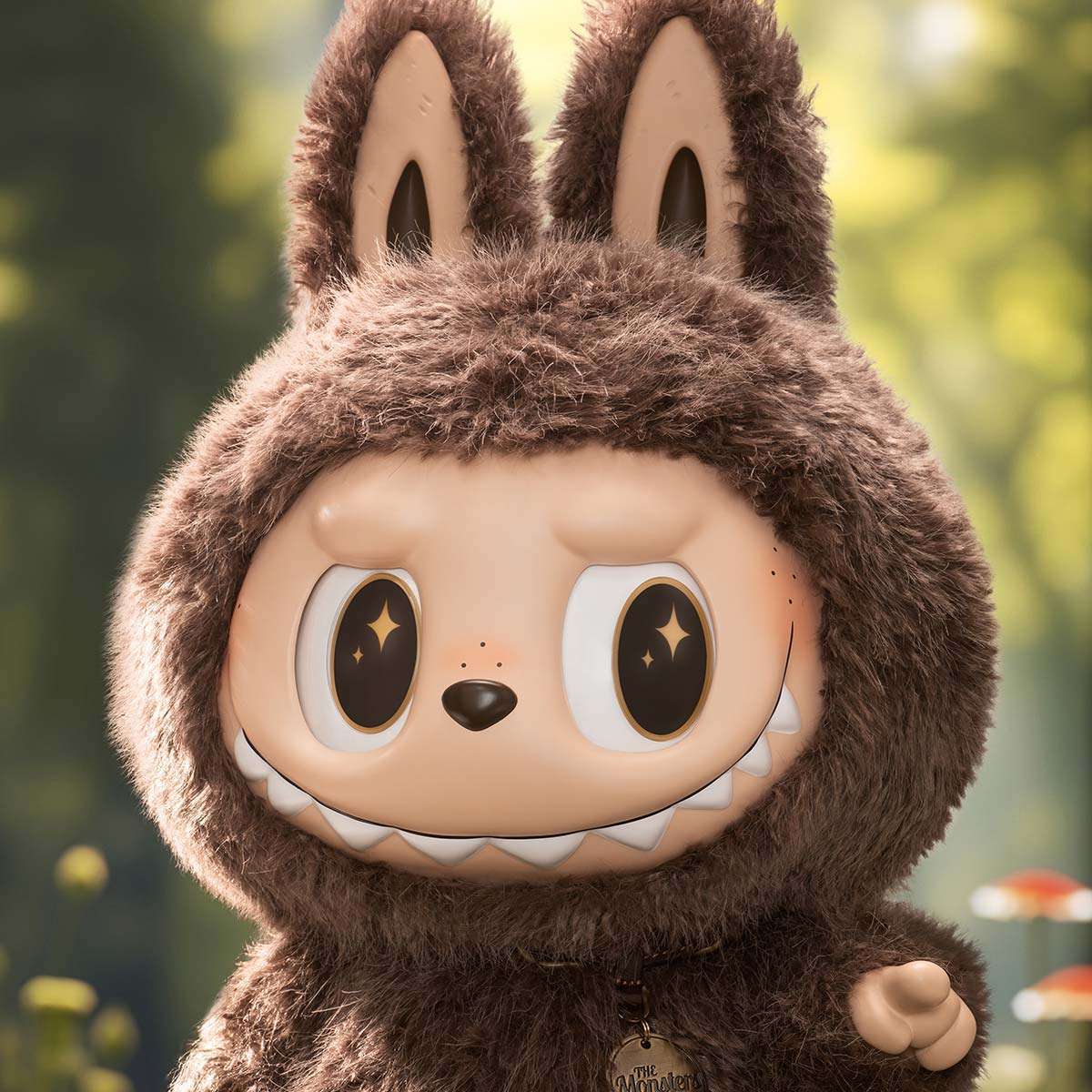Zimomo Costume Marrone – Peluche Kawaii Collezionabile di Design Esclusivo - Immagine di 4