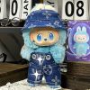 Completo Denim Blu Scuro per Labubu – Stile Galattico e Carisma Kawaii
