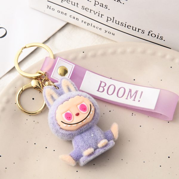 Portachiavi Peluche Labubu – Accessorio Kawaii da Collezione in Vari Colori - Immagine di 2