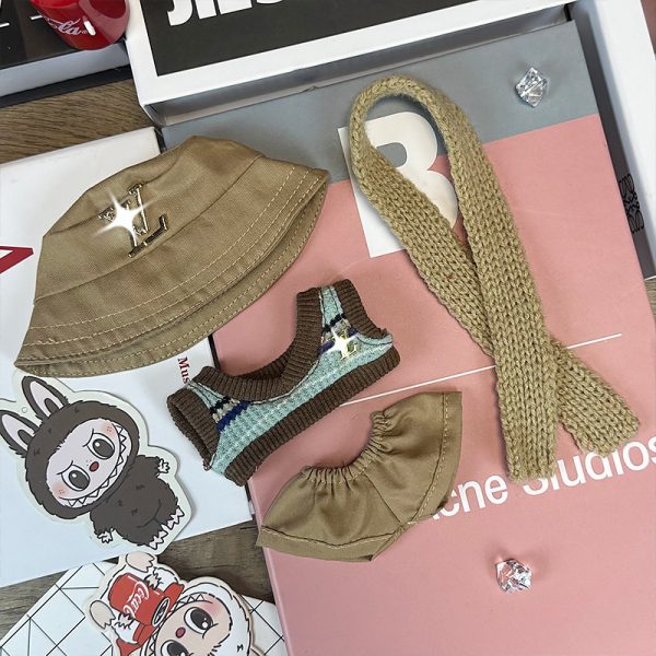 Completo Invernale Elegante per Labubu – Stile Kawaii Chic e Calore Sofisticato - Immagine di 2