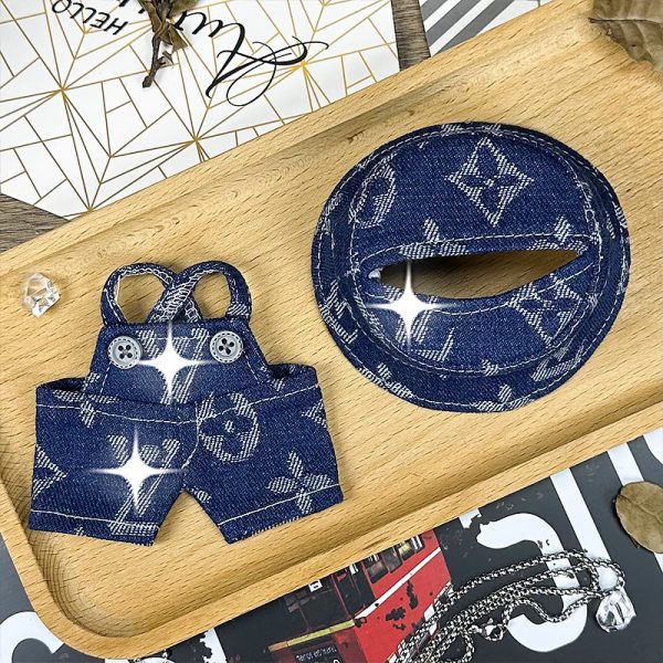 Completo Denim Urban Kawaii per Labubu – Streetwear con Personalità - Immagine di 2