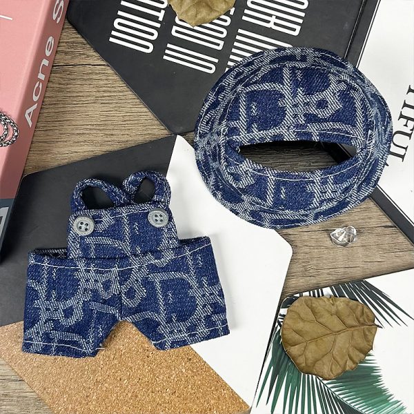Completo Graphic Denim per Labubu – Blu Audace d'Ispirazione Urban - Immagine di 2