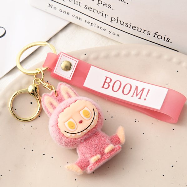 Portachiavi Peluche Labubu – Accessorio Kawaii da Collezione in Vari Colori - Immagine di 4