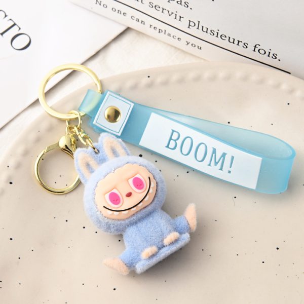 Portachiavi Peluche Labubu – Accessorio Kawaii da Collezione in Vari Colori - Immagine di 5
