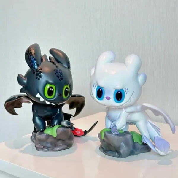 Figura da Collezione Sdentato – Drago Nero Kawaii di Dragon Trainer - Immagine di 5