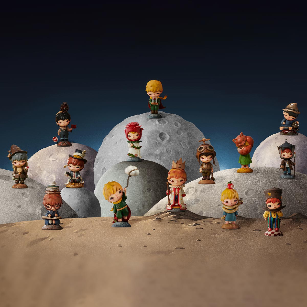 Hirono × Le Petit Prince Series Figures – Collezione di Designer Art Toy in Blind Box da Collezione - Immagine di 3