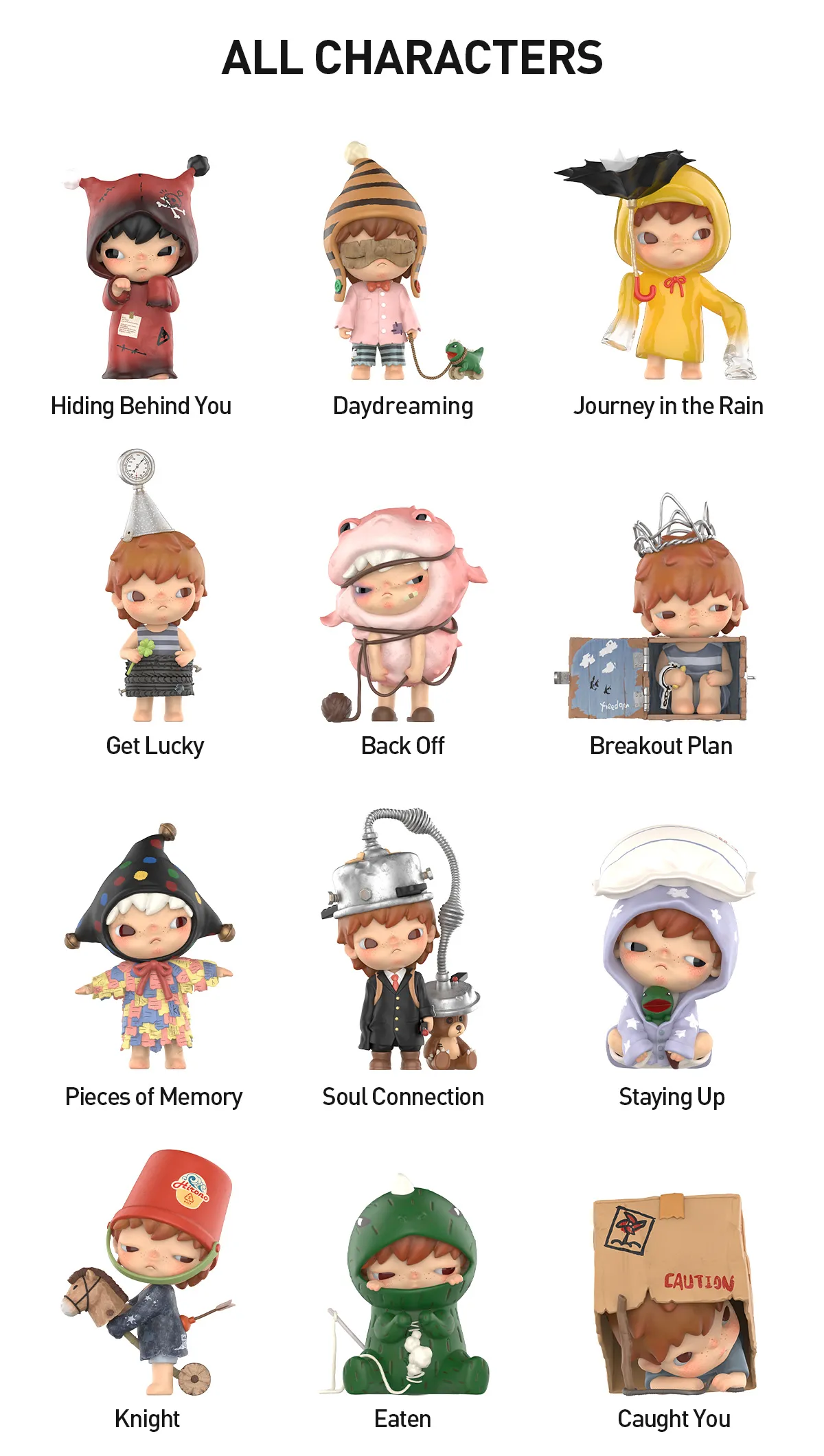 Hirono Echo Series Figures – Collezione di Designer Art Toy in Blind Box Misteriosa - Immagine di 16