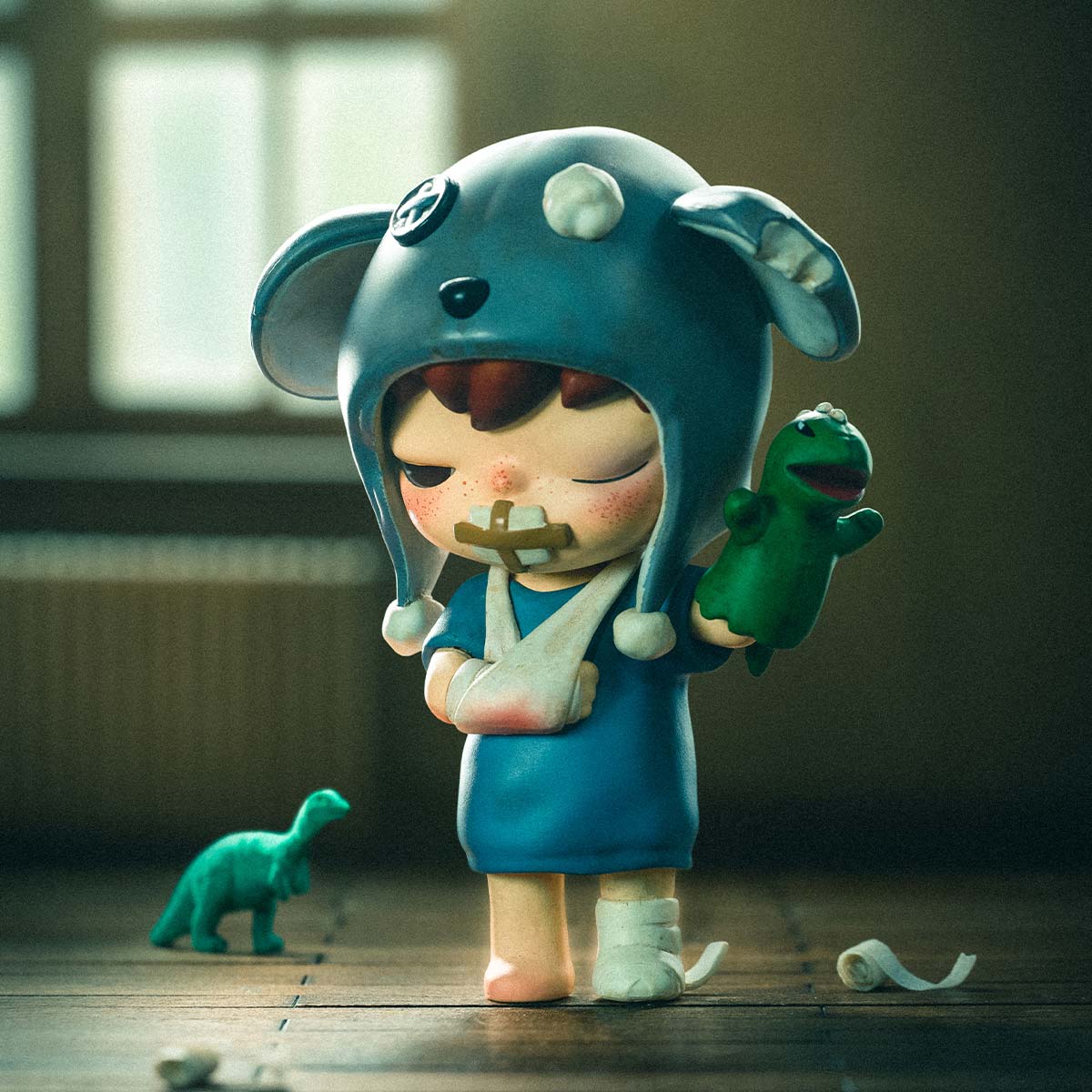 Hirono Mime Series Figures – Collezione di Designer Art Toy in Blind Box Misteriosa - Immagine di 5