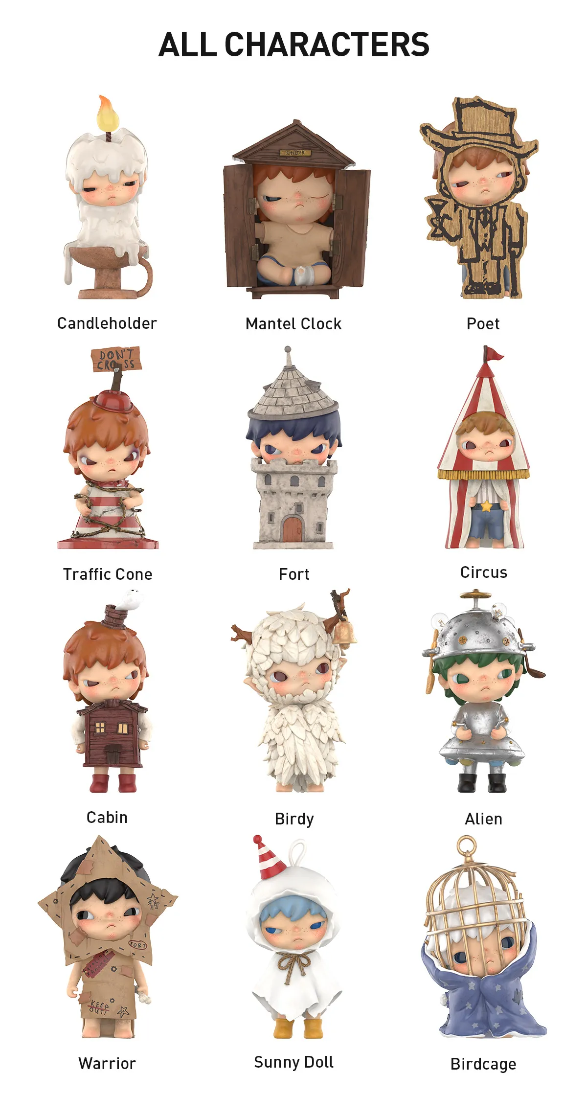 Hirono Shelter Series Figures – Collezione di Designer Art Toy in Blind Box Misteriosa - Immagine di 15