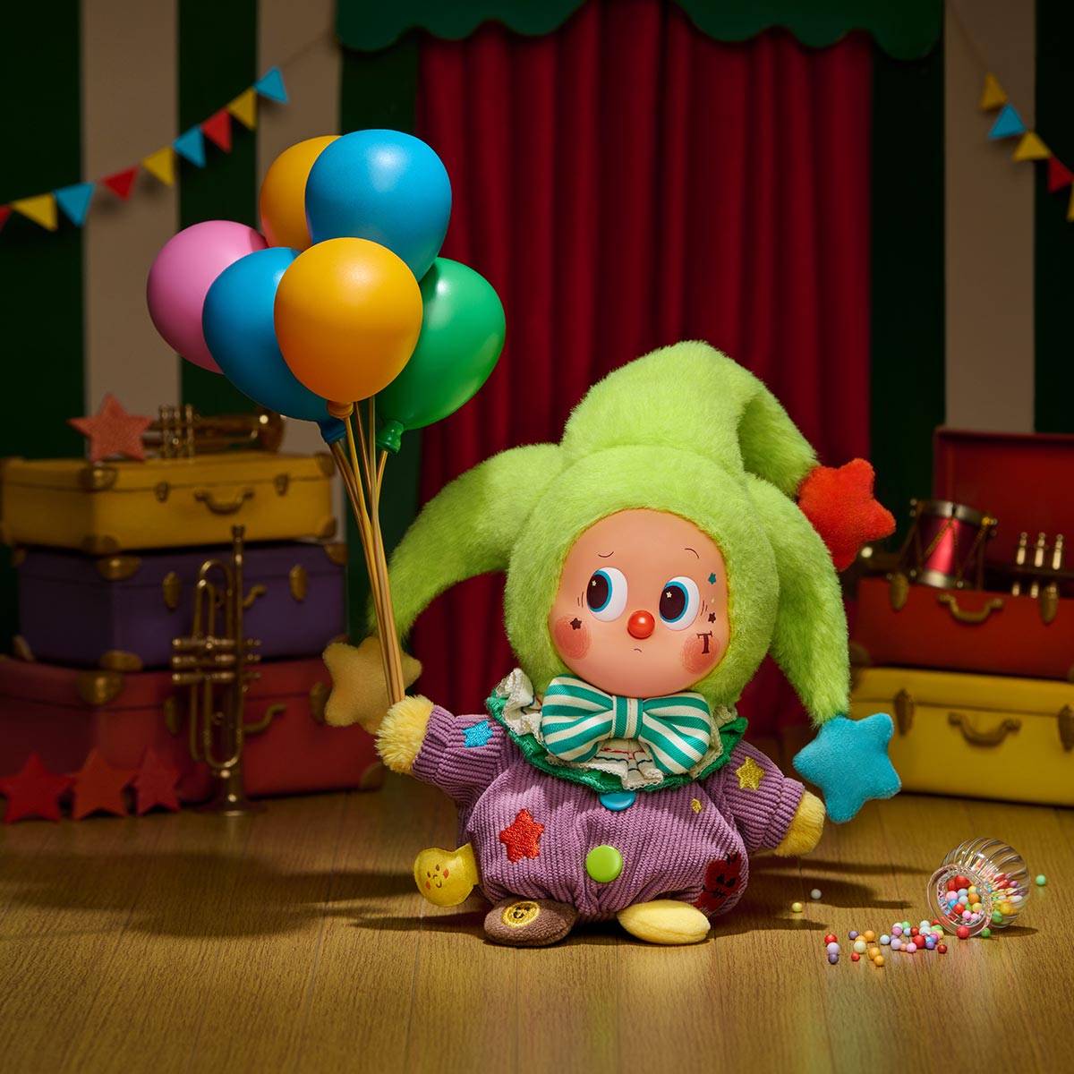 Why So Serious Pendente in Peluche Vinile Blind Box – Serie Clown da Collezione (8 Design + Edizioni Segrete) - Immagine di 9