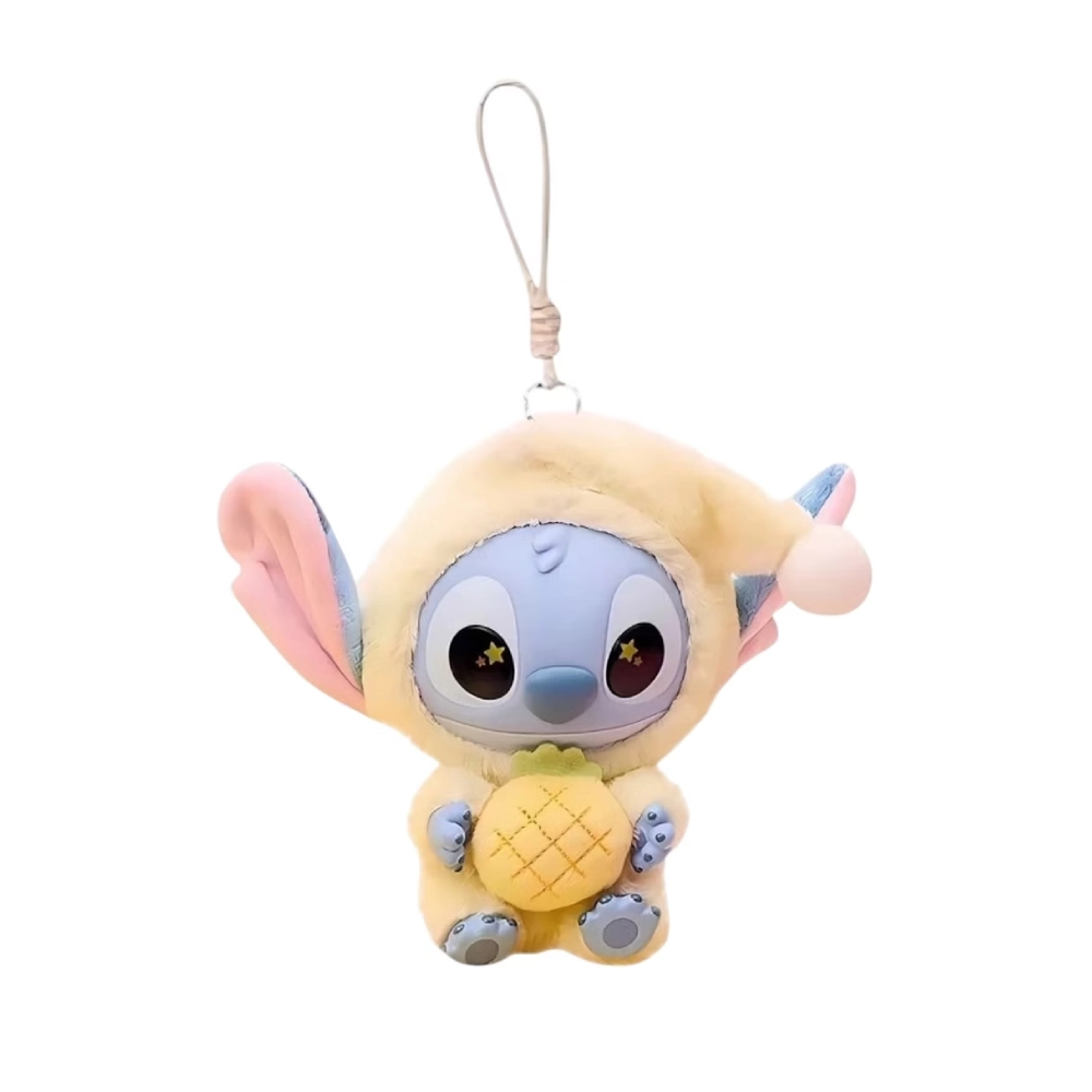 Labubu × Stitch Eat Something Before Sleep – Sour Pineapple | Figura da Collezione Artistica
