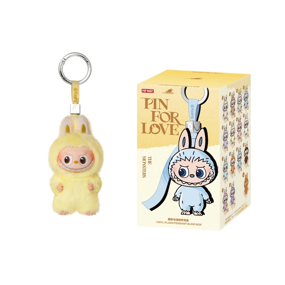 Peluche Labubu F - Pin For Love Series (Gruppo A–M) | Figurina esclusiva da collezione