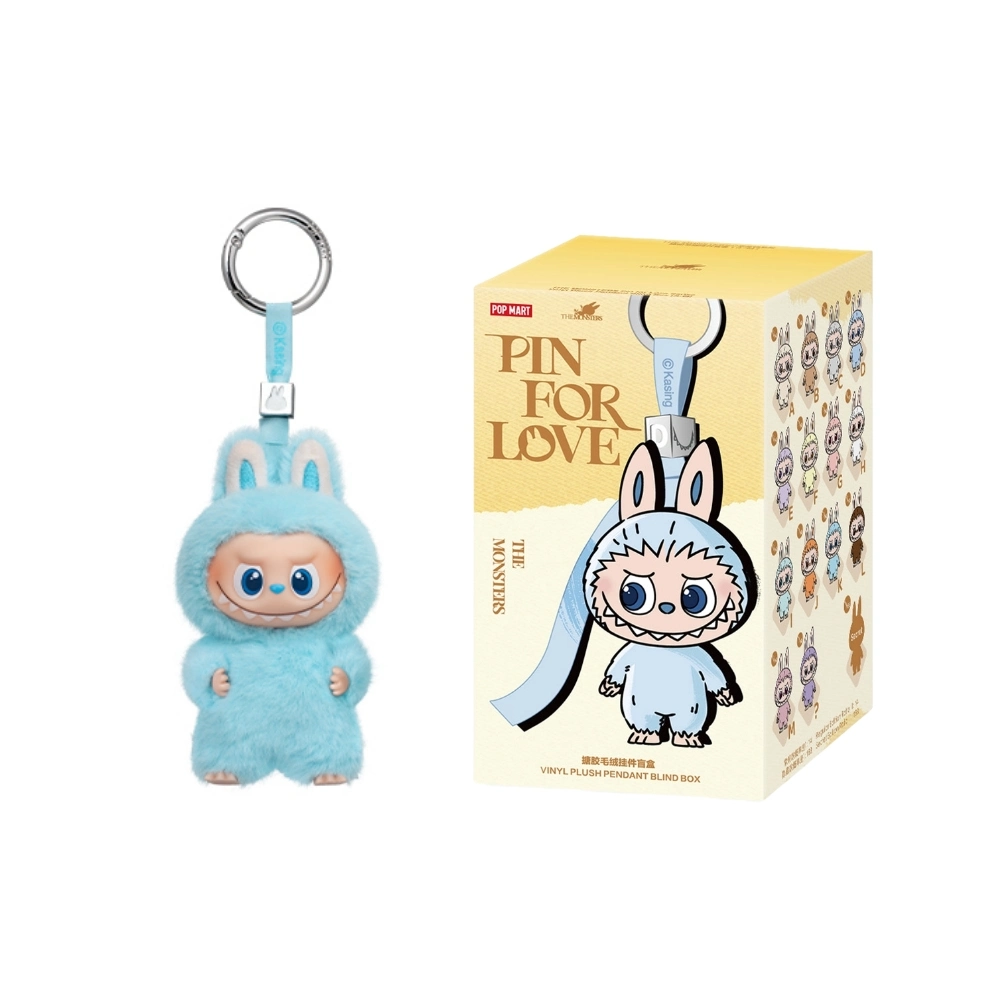 Peluche Labubu K - Pin For Love Series (Gruppo A–M) | Figurina esclusiva da collezione