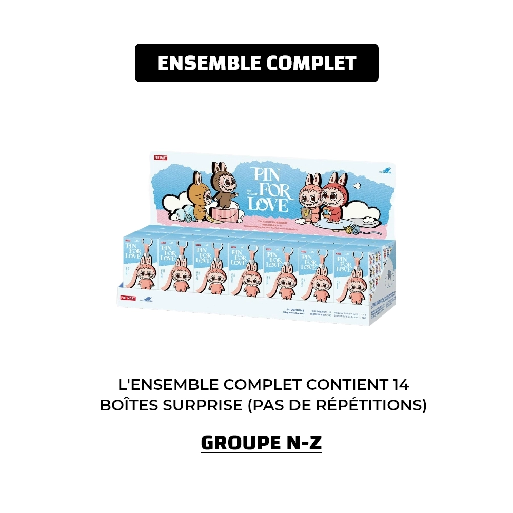 Labubu Pin For Love Series - Blind Box (Gruppo N–Z) | Figurine sorpresa da collezione - Immagine di 6