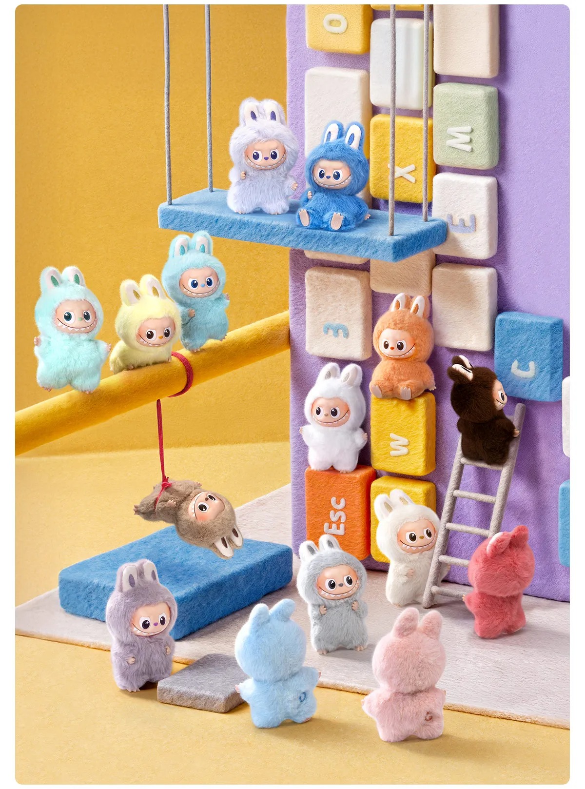 Labubu Pin For Love Series - Blind Box (Gruppo N–Z) | Figurine sorpresa da collezione - Immagine di 10