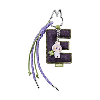 Labubu Letter Pendant “E” – Ciondolo Collezionabile Pin for Love Series