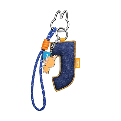 Labubu Letter Pendant “J” – Ciondolo Collezionabile Pin for Love Series