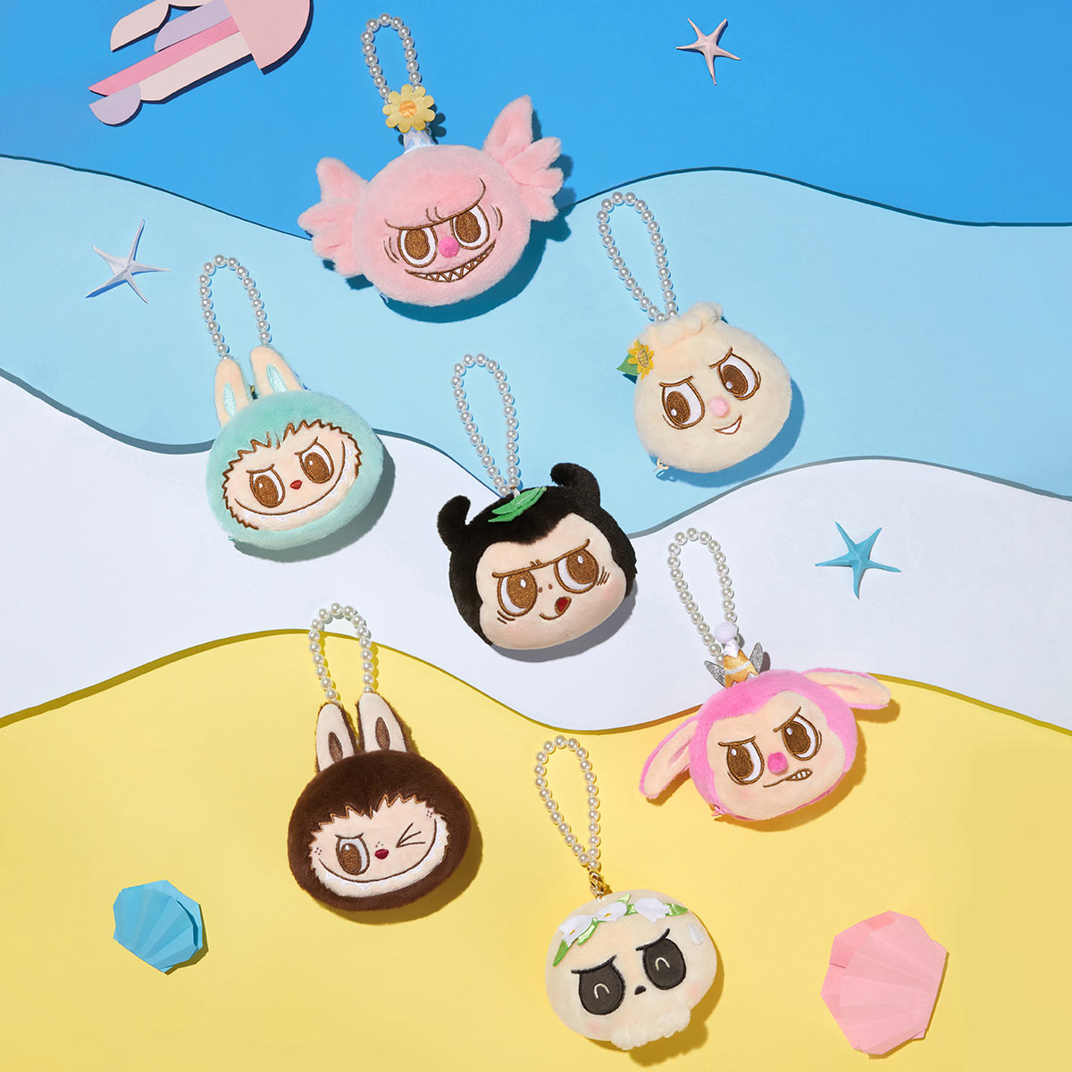 The Monsters Party – Peluche Reversibili Blind Box | Portachiavi Collezionabili Kawaii - Immagine di 4
