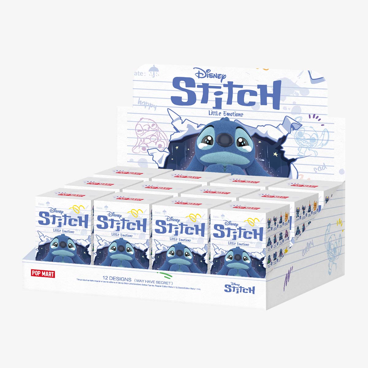Disney Stitch “Little Emotions” – Figure Collezionabili a Sorpresa 9 cm | Serie Blind Box Ufficiale