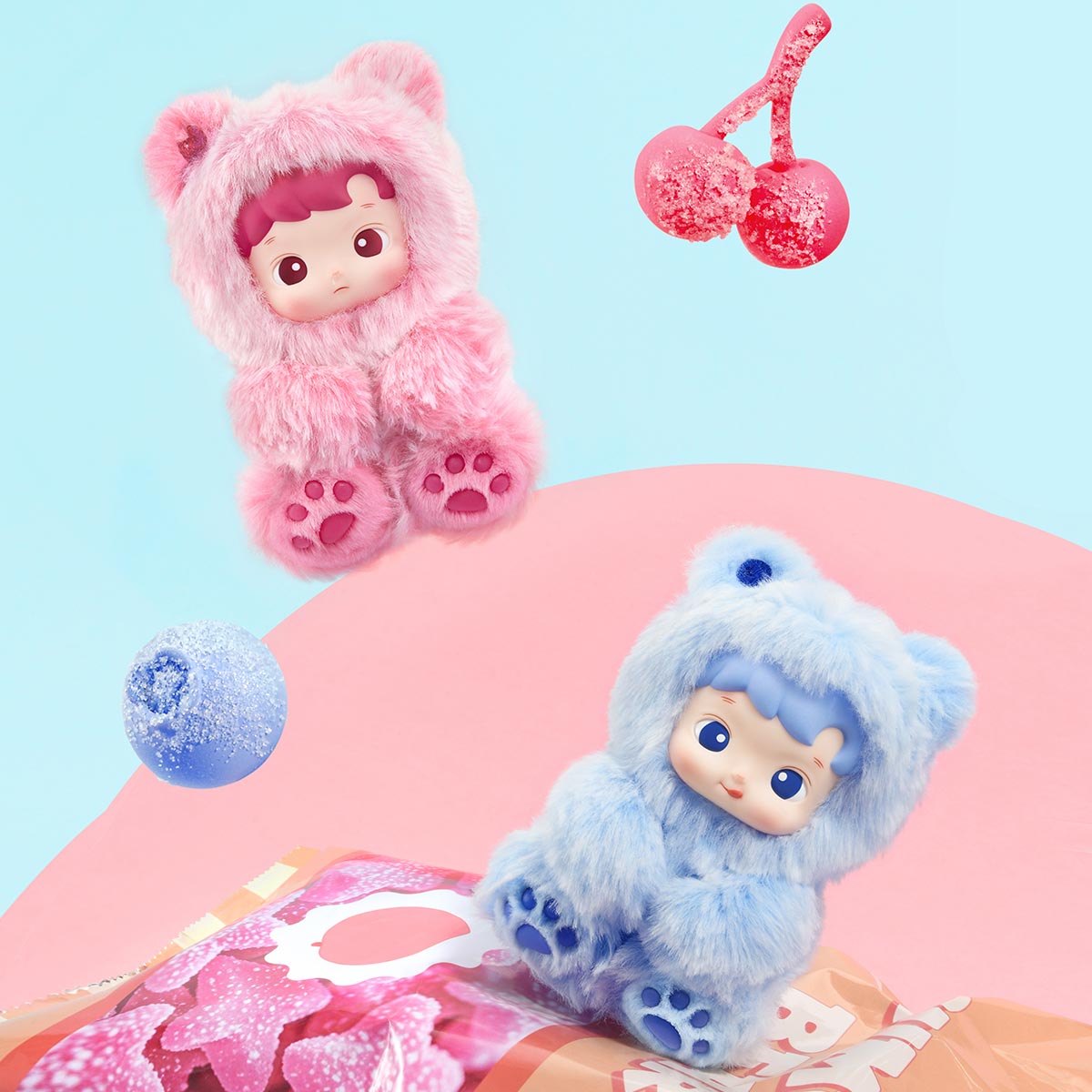 HACIPUPU “Gummy Bear Series” – Peluche Portachiavi Collezionabili Blind Box - Immagine di 6