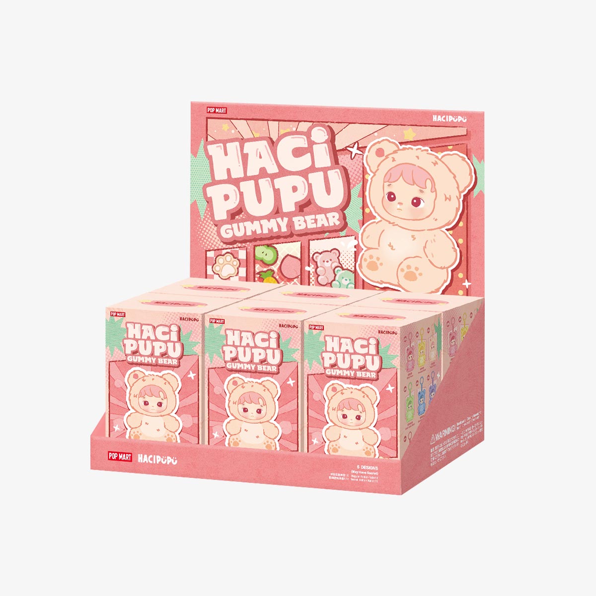 HACIPUPU “Gummy Bear Series” – Peluche Portachiavi Collezionabili Blind Box