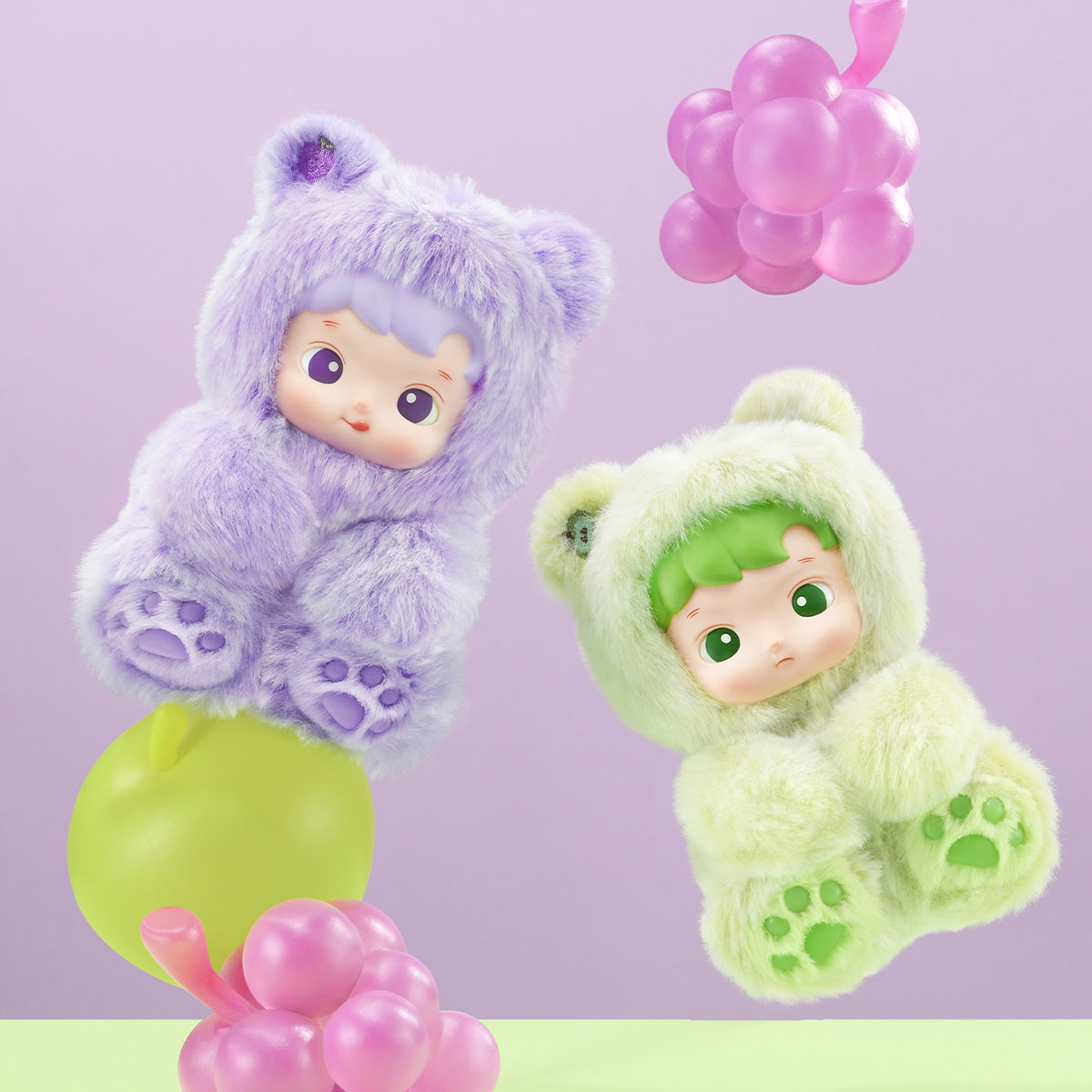 HACIPUPU “Gummy Bear Series” – Peluche Portachiavi Collezionabili Blind Box - Immagine di 4